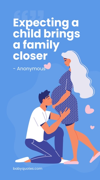 Free Pregnancy Announcement Quote Whatsapp Post Template to Edit Online