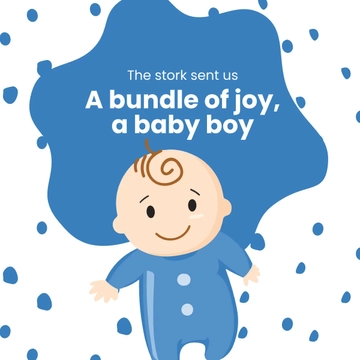 Free Creative Pregnancy Announcement Instagram Post Template to Edit Online