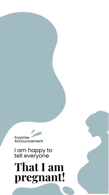 Free Surprise Pregnancy Announcement Snapchat Geofilter Template to Edit Online