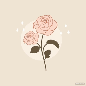 Victorian Flower Illustration