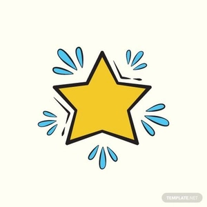 Star Doodle Vector