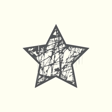 Free Grunge Star Clipart Template to Edit Online
