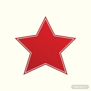 Red Star Vector