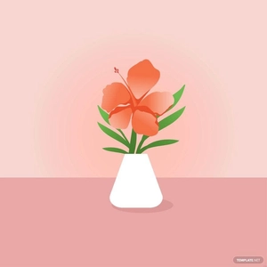 Hibiscus Flower Illustration