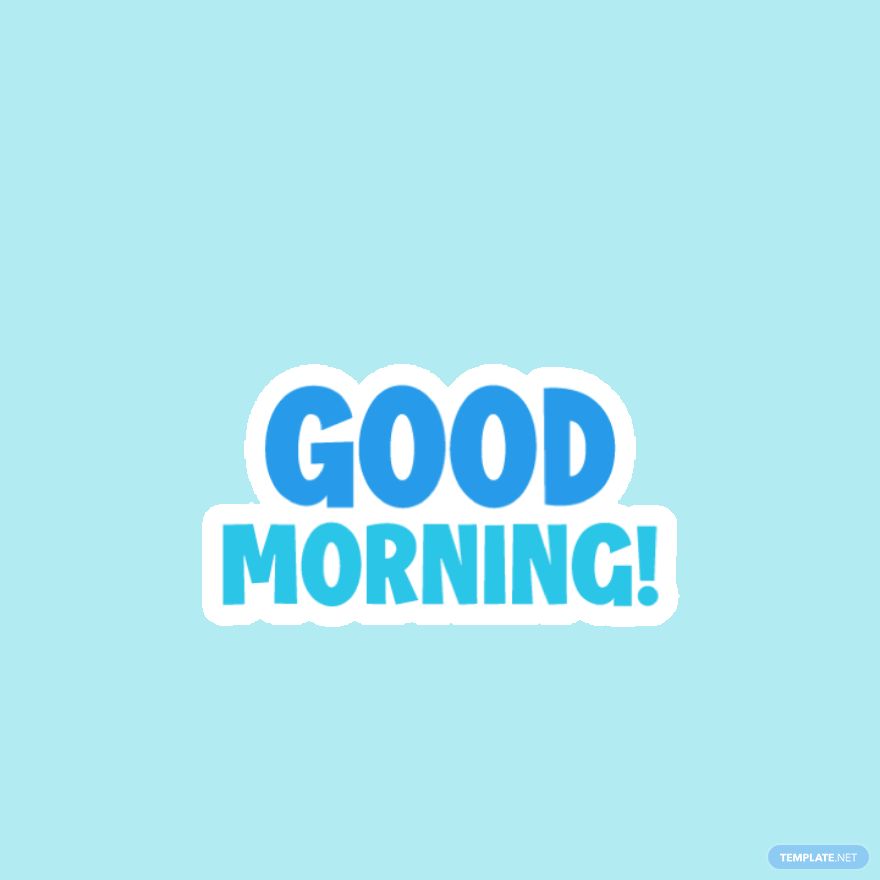 Animated Good Morning Sticker