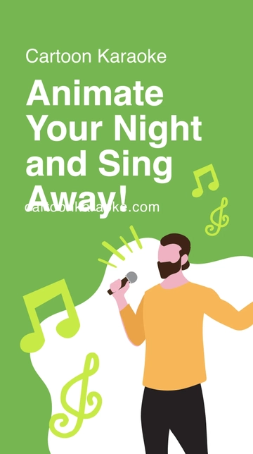 Free Animated Karaoke Instagram Story Template to Edit Online