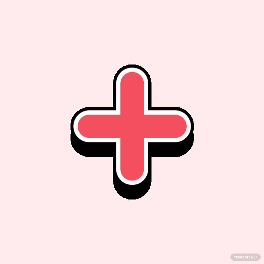 Plus Sign Animated Sticker