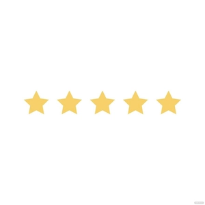 5 Stars Clipart