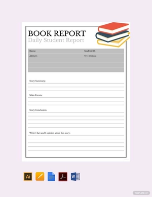Sample Book Report Template Sample Book Report Template