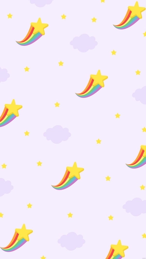 Rainbow Star Background