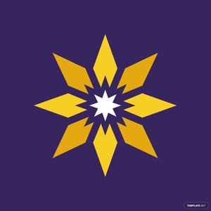 Yellow Starburst Vector