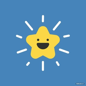 Happy Star Vector