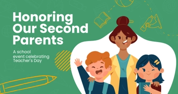 Teacher's Day Event Facebook Post Template