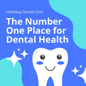 Free Dental Clinic Linkedin Post Template to Edit Online