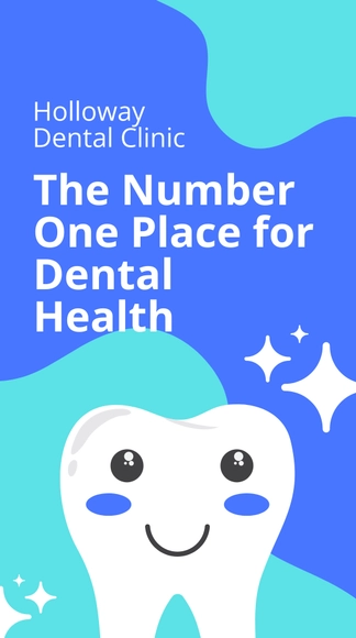 Free Dental Clinic Whatsapp Post Template to Edit Online