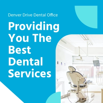 Free Dental Office Instagram Post Template to Edit Online