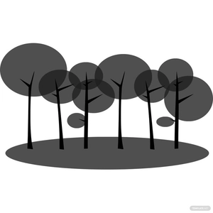Forest Tree Silhouette