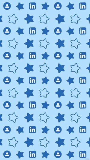 Linkedin Star Background