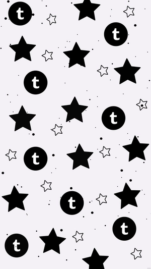 Tumblr Black Star Background