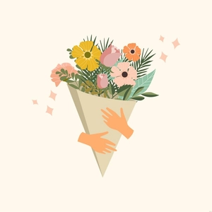 Flower Bouquet Illustration