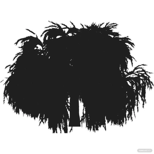 Willow Tree Silhouette