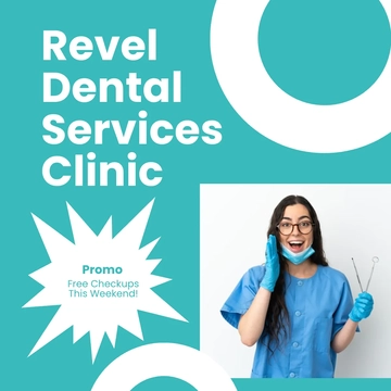 Free Dental Promotion Instagram Post Template to Edit Online