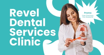 Free Dental Promotion Facebook Post Template to Edit Online