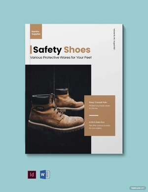 Safety Shoes Catalog Template