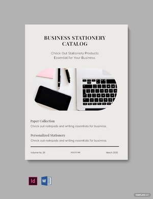 Corporate Business Stationery Catalog Template
