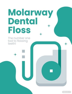 Dental Advertisement Flyer Template