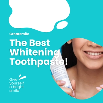 Free Teeth Whitening Instagram Post Template to Edit Online