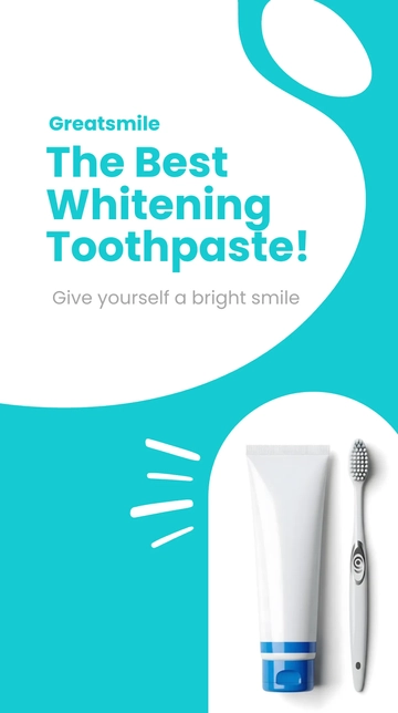 Free Teeth Whitening Instagram Story Template to Edit Online