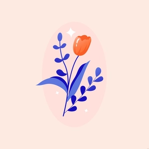 Simple Flower Illustration