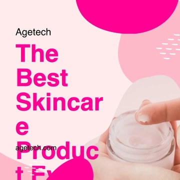 Free Skin Care Linkedin Post Template to Edit Online