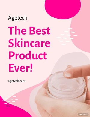 Skin Care Flyer Template