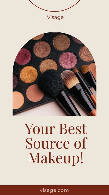 Free Makeup Snapchat Geofilter Template to Edit Online