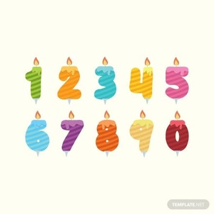 Birthday Candle Vector