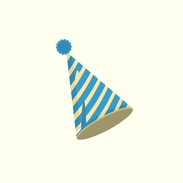 Free Birthday Hat Clipart Template to Edit Online