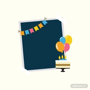 Birthday Frame Vector