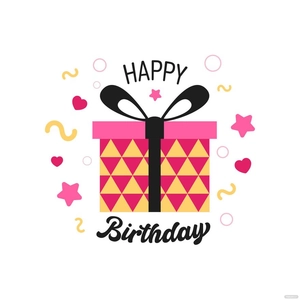 Pink Birthday Vector