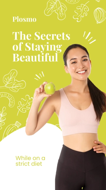 Free Beauty And Diet Whatsapp Post Template to Edit Online