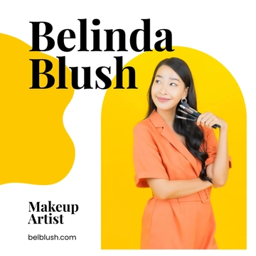 Free Bridal Makeup Artist Instagram Post Template to Edit Online