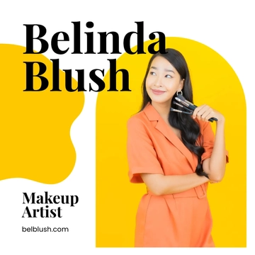 Free Bridal Makeup Artist Linkedin Post Template to Edit Online