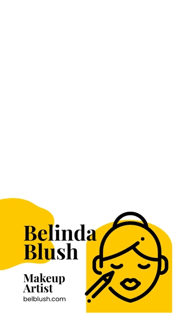 Free Bridal Makeup Artist Snapchat Geofilter Template to Edit Online