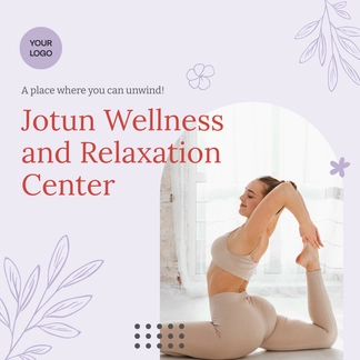 Free Wellness Instagram Post Template to Edit Online