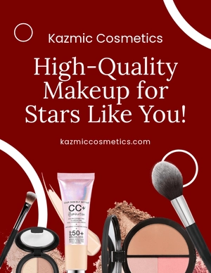 Cosmetics Flyer Template
