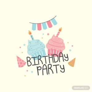 Happy Birthday Party Vector