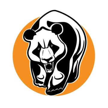 Free Angry Panda Clipart Template to Edit Online