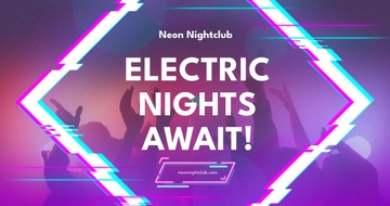 Free Nightclub Promotion Facebook Post Template to Edit Online