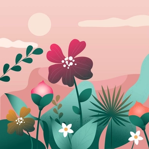 Spring Flower Illustration